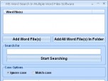 MS Word Search In Multiple Word Files Software Screenshot