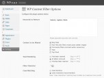 WP Content Filter Screenshot