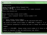 Volume Serial Number Editor Command Line