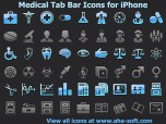 Medical Tab Bar Icons for iPhone Screenshot