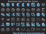 Business App Tab Bar Icons Screenshot