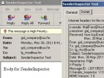 SenderInspector Screenshot