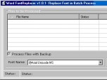 Word FontReplacer Screenshot