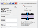 Orifice Design Calculator Screenshot