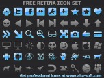 Free Retina Icon Set Screenshot