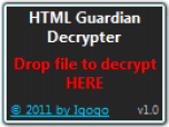 HTML Guardian Decrypter Screenshot