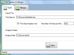 CSV Splitter & Merger Screenshot