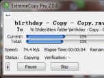 ExtremeCopy Library Screenshot