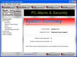 PC-Alarm and Security System Screenshot