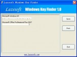 Lazesoft Windows Key Finder