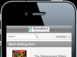 KonaKart Mobile Application Screenshot