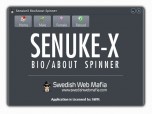 SenukeX Bio/About Spinner Screenshot