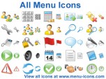 All Menu Icons Screenshot