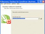 Recovery Toolbox for CorelDRAW Screenshot