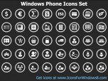 Windows Phone Icons Set Screenshot