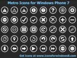 Metro Icons for Windows Phone 7 Screenshot
