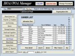 HOA/POA Manager Screenshot