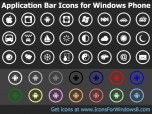 Application Bar Icons for Windows Phone Screenshot