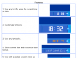 Desk Band Clock-7 Screenshot