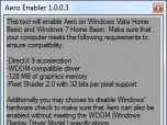 Aero Enabler Screenshot