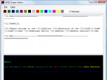 ANSI Screen Editor Screenshot