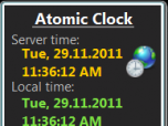 Atomic Clock Screenshot