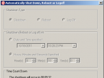 Auto Shut Down Reboot or Logoff Screenshot