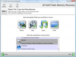 321Soft Flash Memory Recovery Screenshot