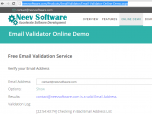 EmailValidator Screenshot