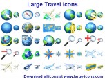 Large Travel Icons