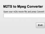 Free M2TS to Mpeg Converter Screenshot