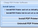 Cheap PDF Printer Software Screenshot