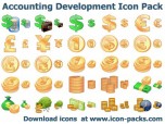 Accounting Development Icon Pack