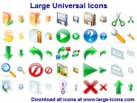 Large Universal Icons Screenshot