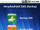 VeryAndroid SMS Backup App Screenshot