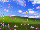 Hearts and Flowers Screensaver Screenshot