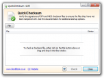 QuickiChecksum Screenshot