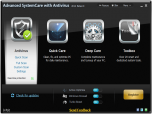 Advanced SystemCare with Antivirus 2013 Screenshot