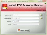 Instant PDF Password Remover Screenshot