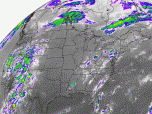 North America Weather Sat Screensaver