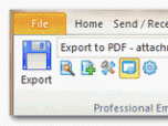 MessageExport for Outlook Screenshot