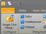 Single Click Filing Screenshot