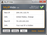 My IP Hide Screenshot