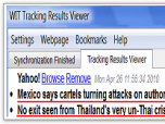 Web Information Tracker Screenshot