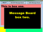 Message Board Screenshot