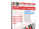 USPS Barcode Postnet Fonts Screenshot