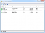 SterJo Wireless Passwords Screenshot