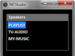 NETAudio Player Screenshot