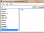 Kets Free English to German dictionary Screenshot