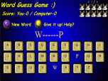 Word Guess Game Screenshot